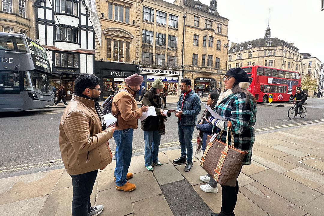 Student group during UK field exposure