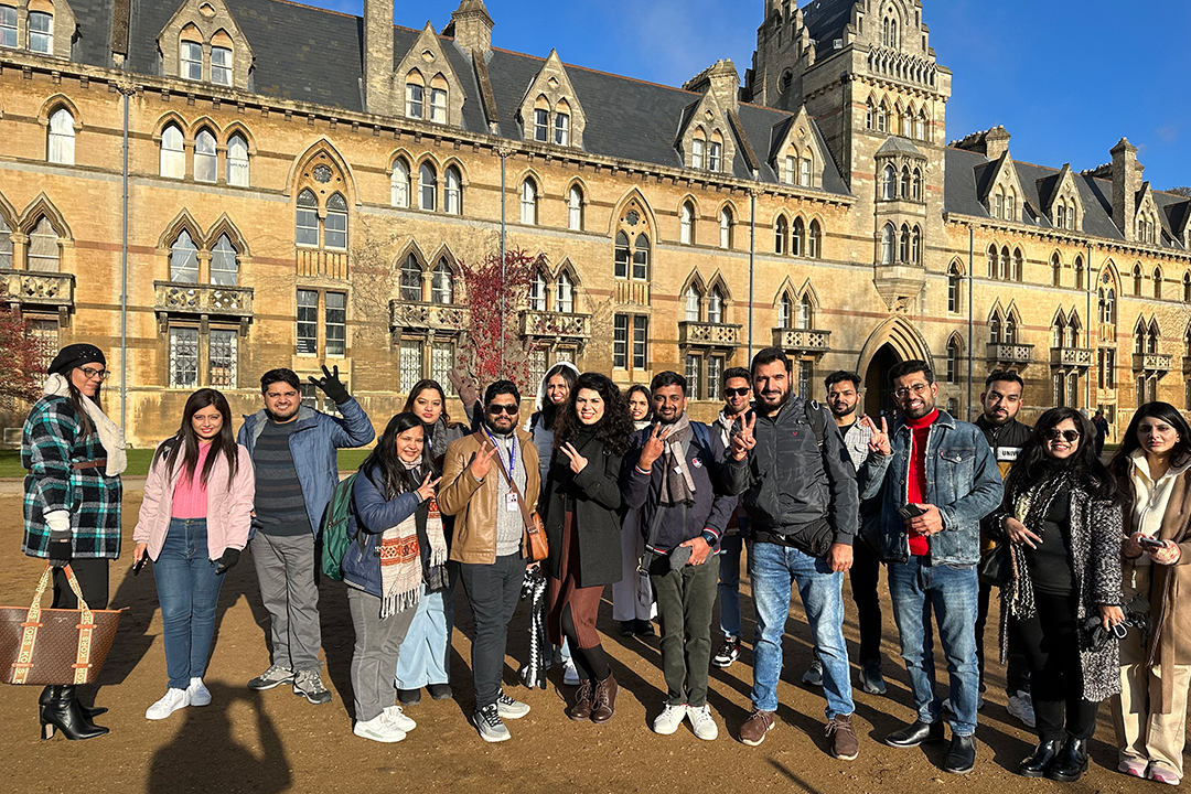 Students during the Oxford residential program
