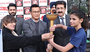 Bhaichung Bhutia at Asian School of Business ASB Noida
